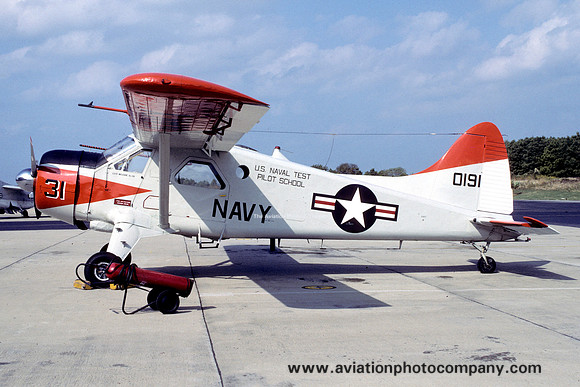 US Navy Naval Test Pilot School DHC-2 U-6A Beaver 150191/31 (1984)