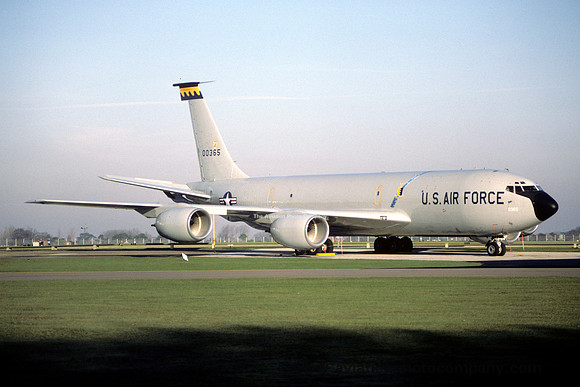 USAF 28 BW Boeing KC-135R Stratotanker 60-0365 at RAF Mildenhall (1986)