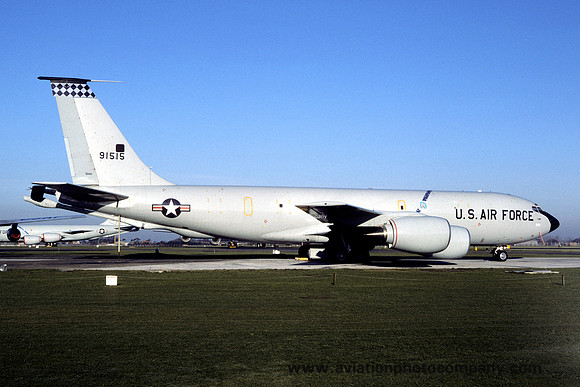 USAF 384 ARW Boeing KC-135R Stratotanker 59-1515 at RAF Mildenhall (1986)