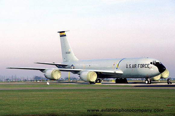 USAF 28 BW Boeing KC-135R Stratotanker 60-0321 at RAF Mildenhall (1987)