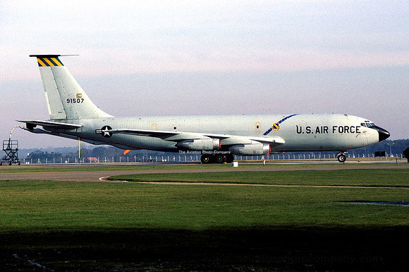 USAF 42 BW Boeing KC-135A Stratotanker 59-1507 at RAF Mildenhall (1987)
