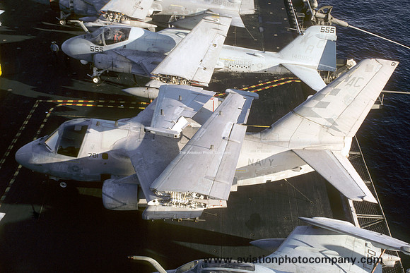 US Navy VS-22 Lockheed S-3A Viking 160148/AC-701 on USS John F. Kennedy (1986)