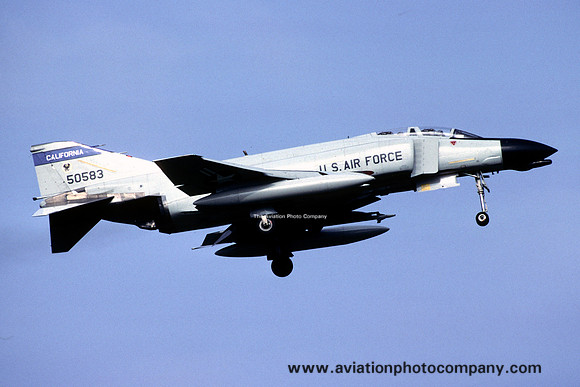 USAF California ANG 194 FIS McDonnell F-4D Phantom 65-0583 (1986)
