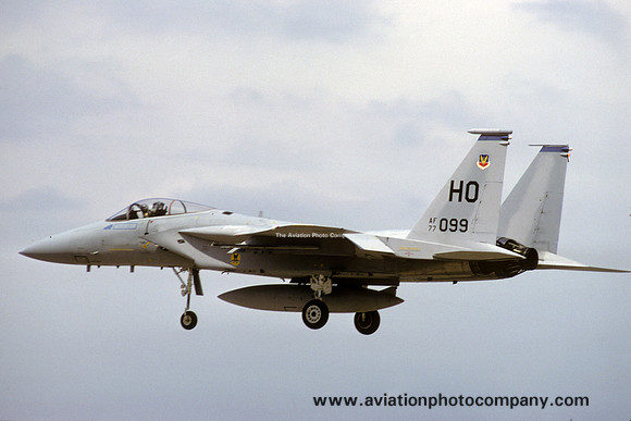 USAF 49 TFW 7 TFS McDonnell Douglas F-15A Eagle 77-0099/HO (1986)