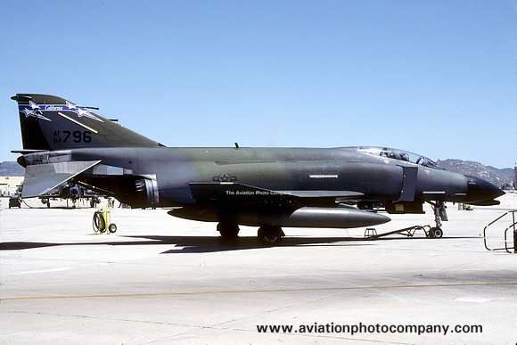 USAF California ANG 196 TFS McDonnell F-4C Phantom 64-0796 (1986)