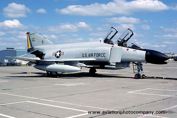 USAF New York ANG 136 FIS McDonnell F-4C Phantom  63-7465 (1986)