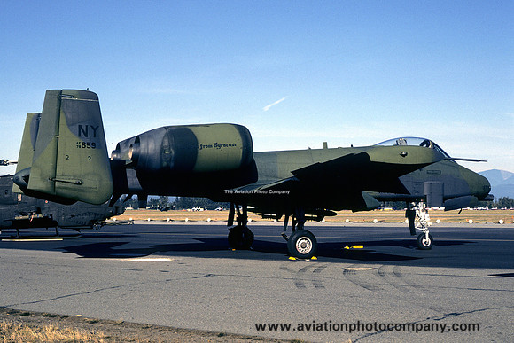 USAF New York ANG 174 TFS Fairchild A-10A Thunderbolt 78-0659/NY (1986)