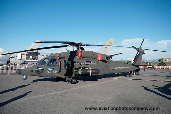Colombian Air Force ESCOM 511 Sikorsky AH-60L FAC4134 at Rionegro (2013)