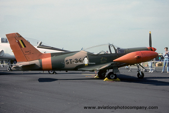Belgian Air Force EVS SIAI SF-260MB ST-34 (1990)