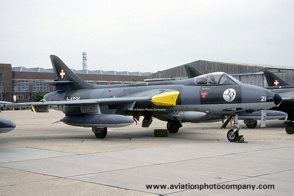 Swiss Air Force Patrouille de Suisse Hawker Hunter F.58 J-4021 (1990)