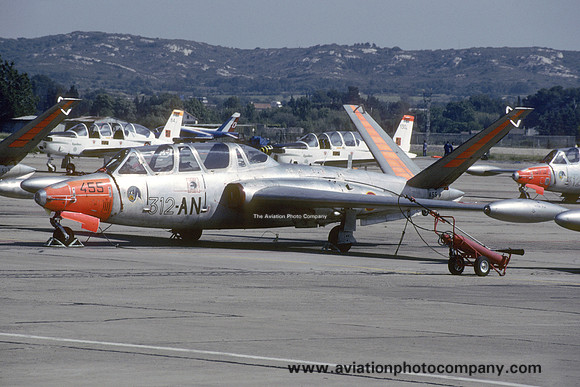 French Air Force GI312 Fouga CM.170 Magister 455/312-AN (1990)