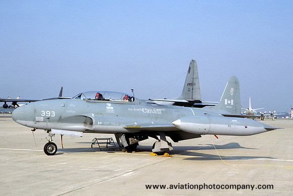 Canadian Air Force 414 Squadron Canadair CT-133 Silver Star 133393 (1990)
