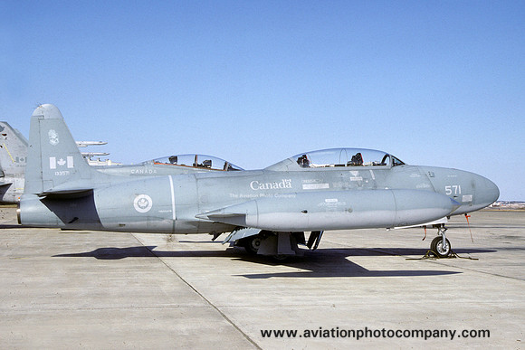 Canadian Air Force 414 Squadron Canadair CT-133 Silver Star 133571 (1990)