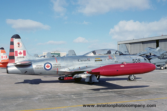 Canadian Air Force 414 Squadron Canadair CT-133 Silver Star 133508 (1990)