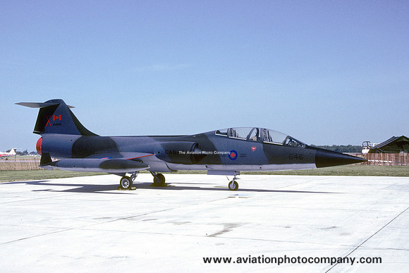 Canadian Air Force AETE Lockheed CF-104D Starfighter 104646 (1990)