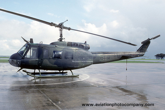German Army HFR6 Bell/Dornier Uh-1D Iroquois 72+30 (1990)