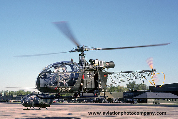 German Army HFR16 Sud Alouette II 76+40 (1990)