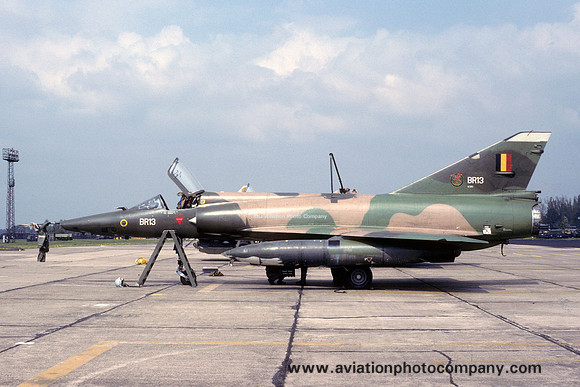 Belgian Air Force 3 Wing 42 Sml Dassault Mirage 5BR BR-13 (1990)