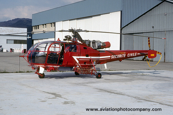 French Securite Civile Sud Alouette III 1192 (1990)
