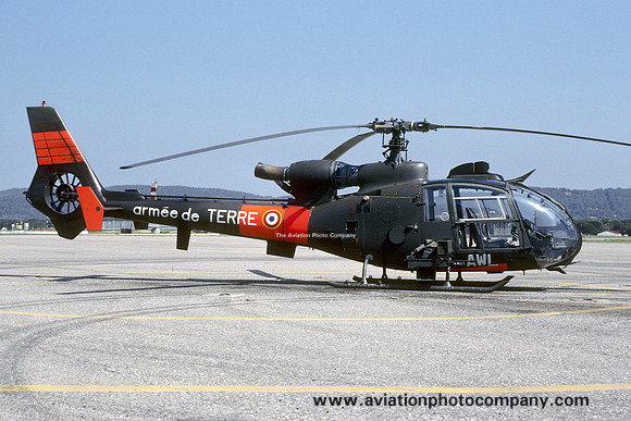 French Army EAALAT Aerospatiale SA.341F Gazelle 1448/AWL (1990)