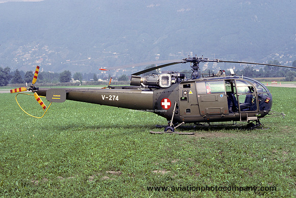 Swiss Air Force Sud Alouette III V-274 (1989)