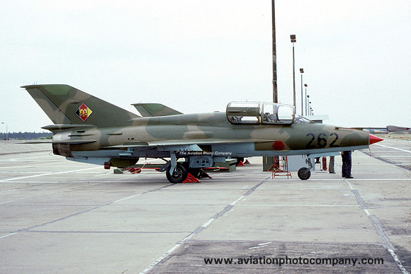 East German Air Force JG1 Mikoyan MiG-21UM 262 (1990)