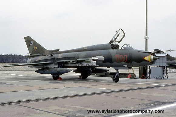 East German Air Force JBG77 Sukhoi Su-22M-4 700 (1990)