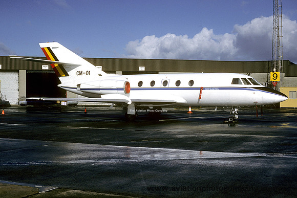 Belgian Air Force 15 Wing Dassault Falcon 20E CM-01 (1990)