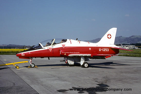Swiss Air Force Hawker Siddeley Hawk T.66 U-1253 (1990)