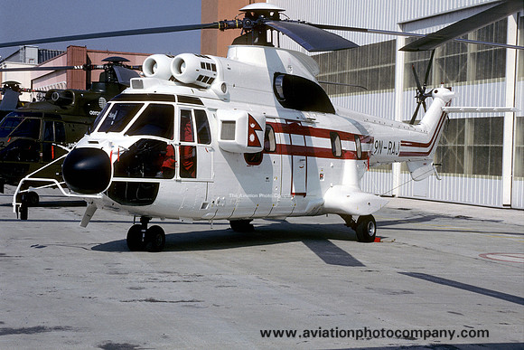 Nepalese Army Air Service Aerospatiale AS.332L1 Super Puma 9N-RAJ (1990)
