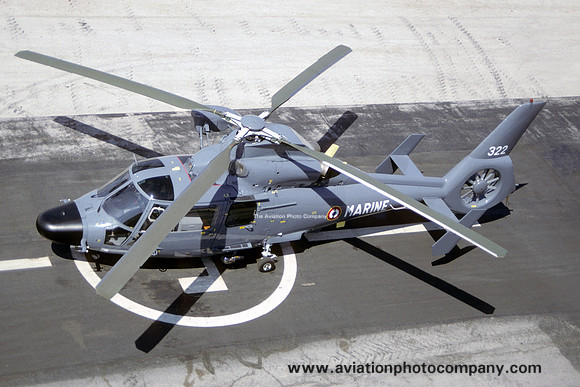 French Navy Aerospatiale SA.365N1 Dauphin II 322 (1990)