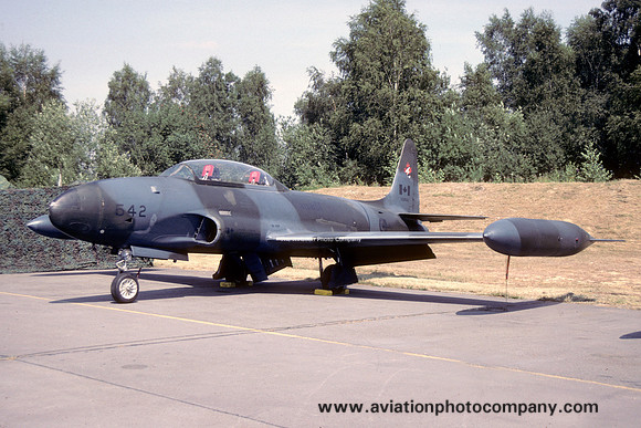 Canadian Air Force Canadair CT-133 Silver Star 133542 (1990)