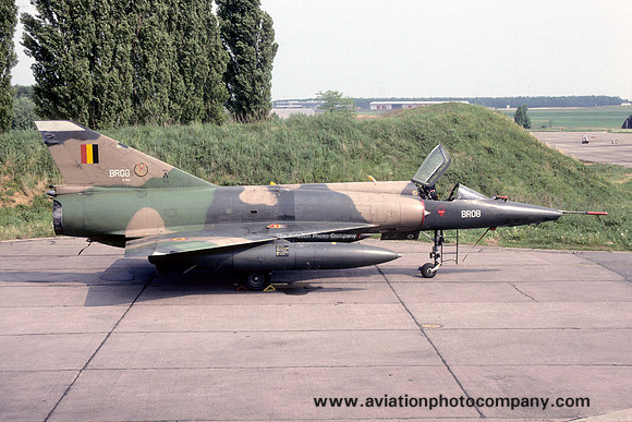 Belgian Air Force 3 Wing 42 Sml Dassault Mirage 5BR BR-08 (1990)