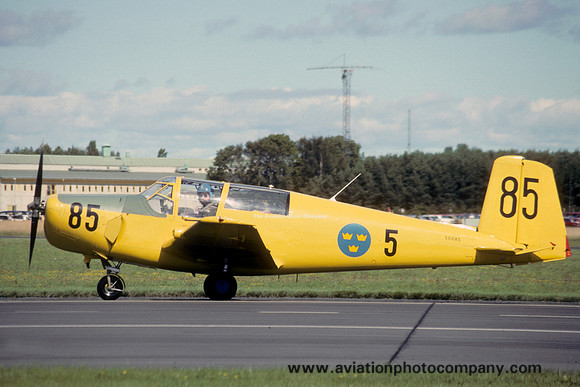 Swedish Air Force F5 SAAB Sk50 Safir 50085/85 (1990)