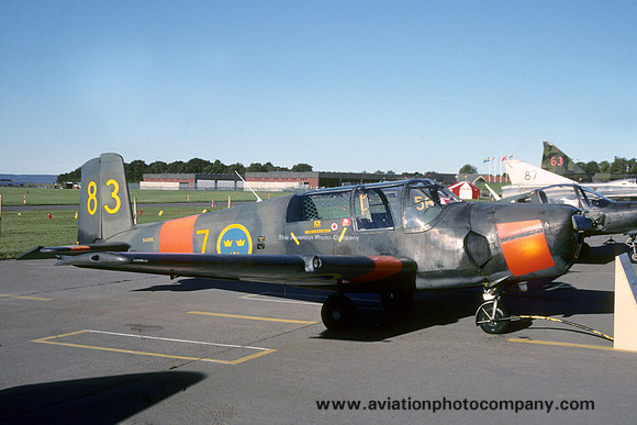 Swedish Air Force F7 SAAB SB.91B Safir 50006/83 (1990)