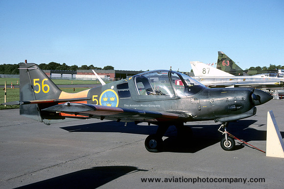 Swedish Air Force F5 SAL Bulldog/Sk61 61056/56 (1990)