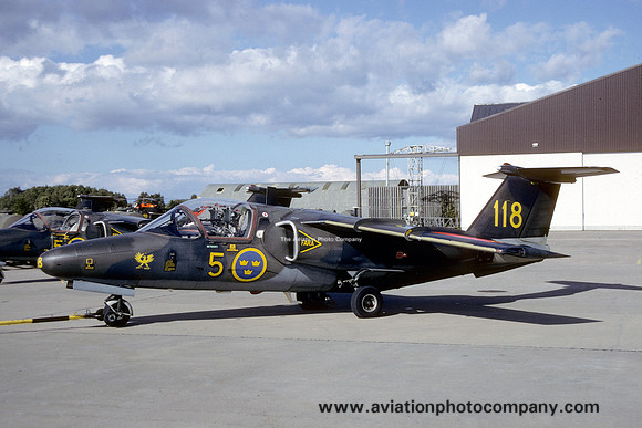 Swedish Air Force F5 SAAB 105/Sk60A 60118/118 (1990)