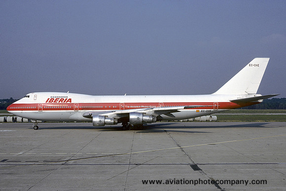 Iberia Boeing 747-133 EC-DXE (1985)