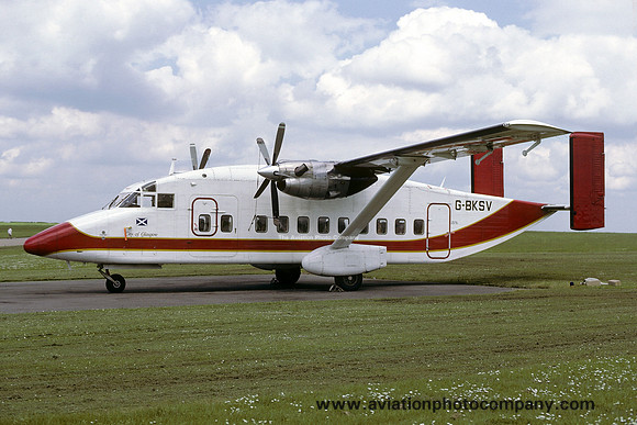 Ex Air Ecosse Short SD-330 G-BKSV (1985)