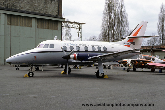 Cranfield College of Aeronautics Handley Page Jetstream I G-AXUM (1985)