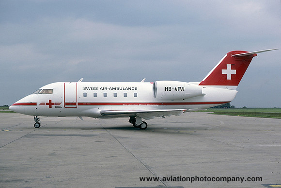 Swiss Air Ambulance Canadair CL-600S Challenger HB-VFW (1985)