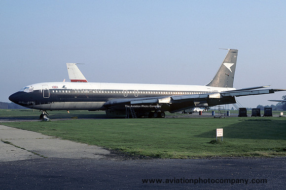 BOAC Boeing 707-351B G-BFBS at Lasham (1985)