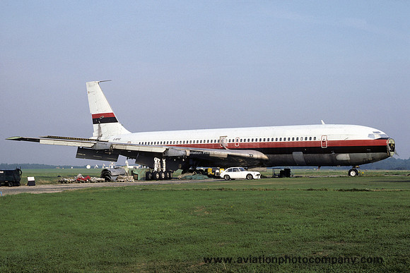 Laker Airways Boeing 707-351B G-BFBZ at Lasham (1985)