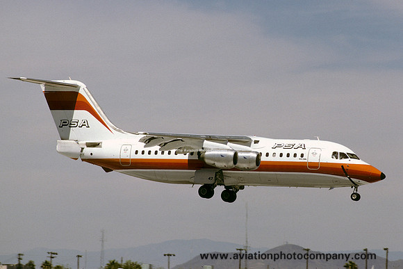 Pacific Southwest Airlines BAe 146-200 N347PS (1985)
