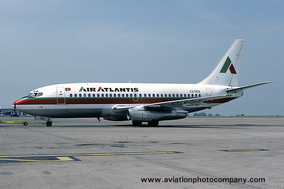 Air Atlantis Boeing 737-282(A) CS-TEO at East Midlands (1985)