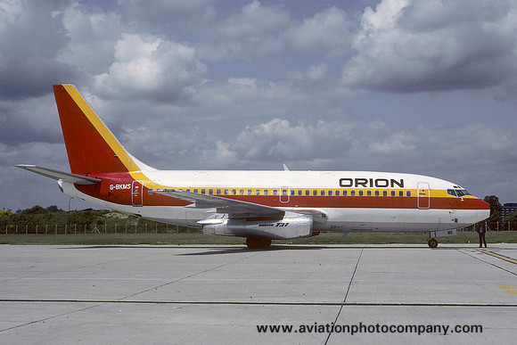 Orion Airways Boeing 737-2Q8(A) G-BKMS (1984)