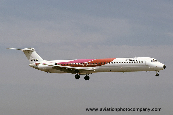 Pacific Southwest Airlines McDonnell Douglas MD-81 N829HA (1985)