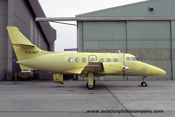 BAe Jetstream 31 G-31-657 at East Midlands (1985)