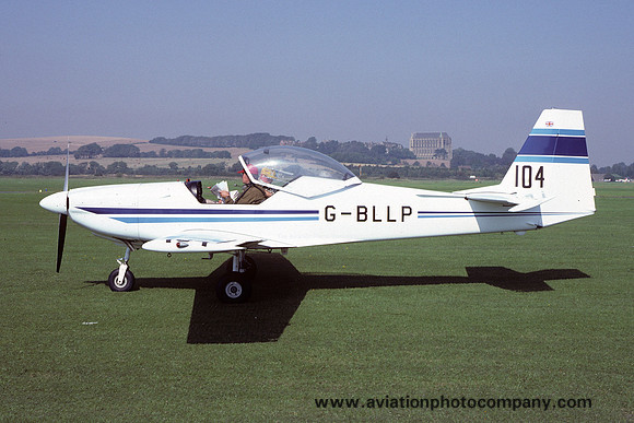 Slingsby T.67B Firefly G-BLLP at Shoreham (1985)