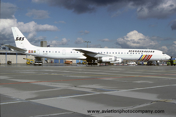 SAS Douglas DC-8-73 LN-MOF (1985)